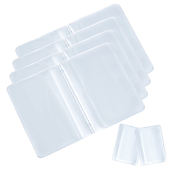 Белый Дым 6Кошелек из ПВХ с вкладышами внутри, держатель для кредитных карт, прямоугольные, серый, 98x70x5 мм, внутренний диаметр: 94x67 мм, 20 листов/шт.