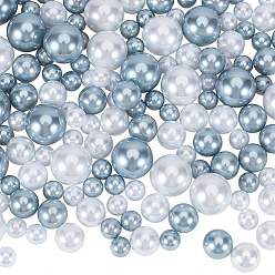 (52) Непрозрачная лаванда 150 шт. 2 цветные бусины из АБС-пластика с имитацией жемчуга круглой формы, без отверстия , разноцветные, 10~20 мм