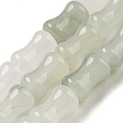 Autres Jades Chapelets de perles en jade naturel, baton de bambou, 10x6mm, Trou: 1mm, Environ 36 pcs/chapelet, 14.76'' (37.5 cm)