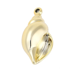 Золотой Пластмассовые подвески ccb, раковина, золотые, 43x21x18 мм, отверстие : 3 мм