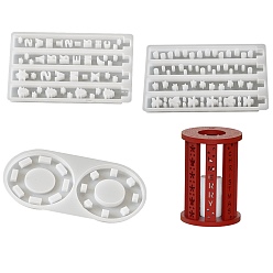 Column Силиконовые формы, формы для подсвечников, формы для литья гипсовой смолы, белые, колонка, 180x116x11 мм