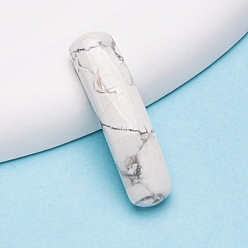 Говлит Натуральный говлит изогнутые прямоугольные звенья, подвески-соединители моста, 36~38x10x7~8 мм