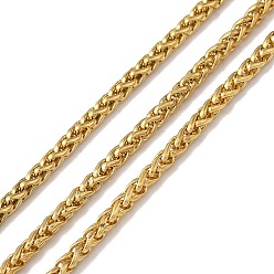 Золотой Ионное покрытие (ip) 304 звенья цепи из нержавеющей стали, несварные, с катушкой, килевая цепь, золотые, 2 мм
