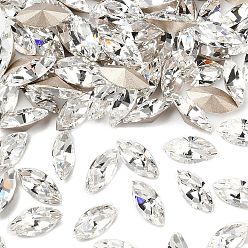 00030 Crystal Фантазийные кристаллы preciosa® maxima, чешский хрусталь, 435 14 615 наветт (конский глаз), срыв твердой мозговой оболочки, 00030 кристалл, 10x5 мм