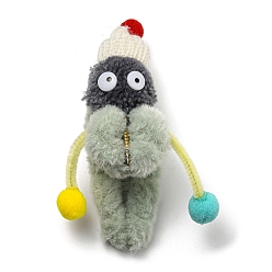 Темный Морско-зеленый Пластиковые зажимы когтя волос, с тканевым чехлом для куклы, для женщин и девочек густые волосы, темно-зеленый, 115x40x50 мм