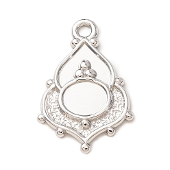 Couleur Acier Inoxydable Pendentifs en acier inoxydable, charmes de gourde, plaqué longue durée, couleur inox, 304mm, Trou: 34x23x3mm
