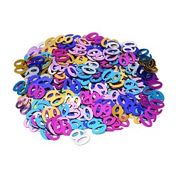 Mixed Color 70 Confetti, 70th Birthday Decorations, for Birthday Table Decor Party Favors, Mixed Color, 10.2x11.4x0.3mm, about 1200pcs/bag