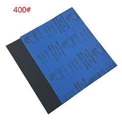 Серый Наждачная бумага прямоугольник, шлифовальные шлифовальные инструменты, серые, 400 зернистость, 28x23x0.02 см