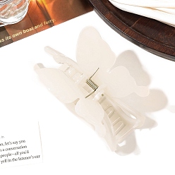 Желтая Старая Ткань  Пластиковые заколки для волос с большими когтями в форме бабочки, аксессуары для волос для женщин и девочек, старое кружево, 70x110 мм