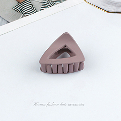 чертополох Матовые акриловые заколки-когти для волос, треугольные нескользящие челюстные зажимы для девочек и женщин, чертополох, 45x34 мм