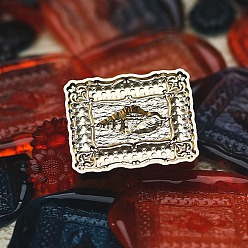 Shell Shape Золотая восковая печать, латунная головка штампа, для приглашений, конверты, подарочная упаковка, формы раковины, 23x29 мм