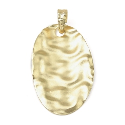 Oval Большие сплавочные подвески, без кадмия и без свинца, овальные, 48x31x2 мм, отверстие : 10x5 мм