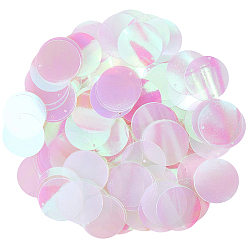 чертополох Подвески из ПВХ с пайетками/пайетками, плоско-круглые, чертополох, 29x0.3 мм, отверстие : 1.5 мм, Около 166 шт / 50 г