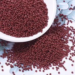 (RR4469) Дуракоат Окрашенный Непрозрачный Мармелад Миюки круглые бусины рокайль, японский бисер, (rr 4469) окрашенный в дюракате непрозрачный мармелад, 11/0, 2x1.3 мм, Отверстие : 0.8 мм , около 5500 шт / 50 г