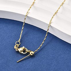 Настоящее золото 18K 1мм латунная цепочка «бостон» регулируемые слайдеры ожерелья, без свинца и без кадмия, долговечный, стойки покрытие, реальный 18 k позолоченный, 17.64 дюйм (44.8 см)