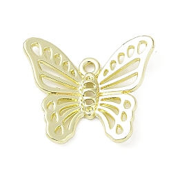 Золотой Подвески из сплава , бабочки прелести, без свинца, без кадмии и без никеля, стойки покрытие, золотые, 16.5x19.5x3 мм, отверстие : 1.4 мм