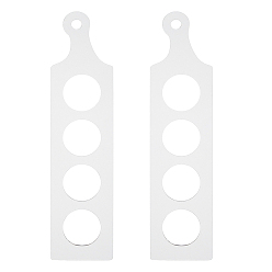 Прозрачный Прозрачные акриловые шаблоны, для подачи стопок формы для подносов, прозрачные, 36.8x8.9x0.4 см