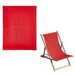 Red Chair Oxford Cloth, Beach Chair Cloth Replacement Supplies, Red, 1156x435x1.5~4mm