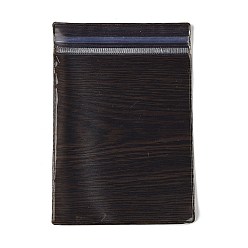 Черный Пвх почтовый замок сумки, прямоугольные упаковочные пакеты, верхние пакеты с самозапечатыванием, чёрные, 12.9x8.9 см, односторонняя толщина: 7.8 мил(0.2мм)