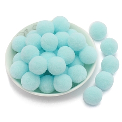 Бледно-бирюзовый Полиэстеровый мяч, аксессуары для костюма, аксессуары, круглые, бледные бирюзовая, 25 мм, 36 шт / пакет