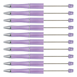 Сливовый Шариковая ручка из абс-пластика, ручка для нанесения бисера на запекаемую краску, для персонализированной ручки своими руками с ювелирной бусинкой, слива, 147x11.5 мм