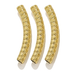Золотой 304 стальные изогнутые шарики из нержавеющей трубки, золотые, 37x5 мм, отверстие : 3 мм