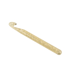 Light Khaki ABS Plastic Crochet Hooks Needles, for Braiding Crochet Sewing Tools, Light Khaki, 170x15mm