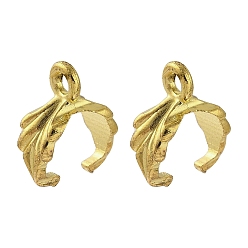 Золотой Щепотка из сплава, золотые, 11x4.5 мм, отверстие : 1.6 мм, штифты : 1 мм