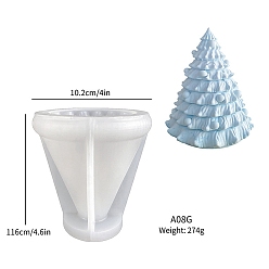 Белый Силиконовые формы для елок своими руками, дисплей формы, изготовление ювелирных изделий на основе смолы и эпоксидной смолы, белые, 102x116 мм