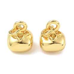 Помидор Латунь прелести, стойки покрытие, долговечный, без кадмия и без свинца, золотые, с целью перехода в кольце, помидор, 11.5x8.5x8.5 мм, отверстие : 3.5 мм