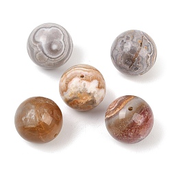 Натуральный Агат Бусины из натурального мексиканского агата, круглые, 20~20.5 мм, отверстие : 1.8 мм