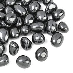 Non-magnetic Hematite Synthetic Non-magnetic Hematite Beads, Tumbled Stone, Nuggets, No Hole/Undrilled, Vase Filler Gems, 15~23x18~28x6~21mm