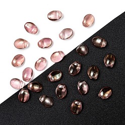 Dunkler Lachs Tschechische Glasperlen, Tulpe Blütenblatt / Lilie Blütenblatt, dunkler Lachs, 8.5x6x4 mm, Loch: 1 mm, ca. 380 Stk. / Beutel, 95~100 g / Beutel