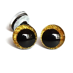 Золотистый Пластиковый безопасный глазок для корабля, для поделок куклы игрушки кукольные плюшевые животные изготовление, золотые, 25 мм