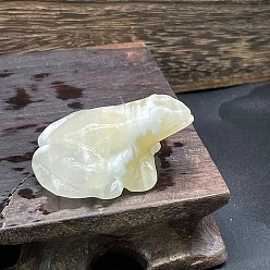 Gemstone Резная статуя лягушки из драгоценного камня, украшение дома, Статуэтки по фен-шуй для украшения домашнего офиса, 40 мм