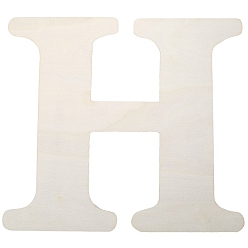 Letter H Необработанные листы МДФ, Письмо ч, 385x355x0.4 мм