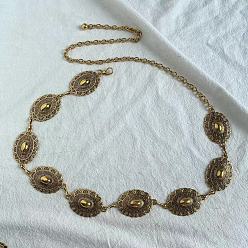 Античное Золото Цепи для талии и живота из цинкового сплава и железа в тибетском стиле, античное золото , 1150 мм