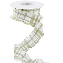 Желто-Зеленый Мешковины ленты, для аксессуаров для одежды, желто-зеленый, 1-5/8 дюйм (40 мм), около 10.00 ярдов (9.14 м) / рулон