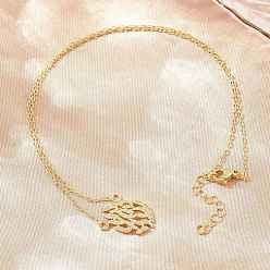 Real 18K Gold Plated Brass Micro Pave Clear Cubic Zirconia Flame Pendant Adjustable Slider Necklaces, Cadmium Free & Lead Free, Rack Plating, Long-Lasting Plated, Real 18K Gold Plated, 17.48 inch(44.4cm)