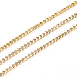 Белый Ручной работы 304 эмалированные цепи из нержавеющей стали, золотые, с катушкой, несварные, долговечный, овальные, белые, 5x4x1.5 мм, 32.8 футов (10 м) / рулон