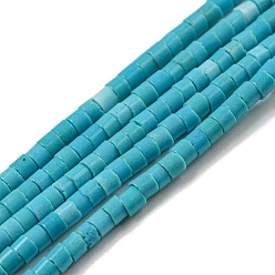 Темно-бирюзовый Природный агат бисер нитей, диск, окрашенная и подогревом, Heishi бусы, темные бирюзовый, 2x1 мм, отверстие : 0.5 мм, около 270 шт / нитка, 15.24 дюйм (38.7 см)