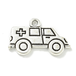 Античное Серебро Сплавочные подвески тибетского стиля, без свинца и без кадмия, скорая помощь, античное серебро, 13.5x21.5x2 мм, отверстие : 1.5 мм