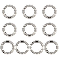Платина 10пружинные кольца из цинкового сплава, кольцо, платина, 25x4 мм, внутренний диаметр: 16.5 мм