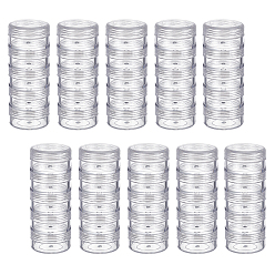 Transparent Pp Nachfüllflaschen Set, Kolumne, Transparent, 39x97 mm, Kapazität: 10 g
