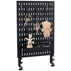 Черный Пластиковая подвесная доска для хранения, прямоугольные, чёрные, 195x98x40 мм