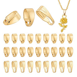 (52) Непрозрачная лаванда 120шт 3 стиль латунные защелки на дужках, золото и настоящее 18 k позолота, 6~8x3~4.5x2.3~3 мм, 40 шт / стиль