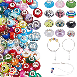 (52) Непрозрачная лаванда Ювелирные изделия, включая изготовление браслетов в стиле латуни., вощеный шнур ожерелье решений, Бусины из смолы и бусины из полимерной глины со стразами, разноцветные, 14x9~10 мм