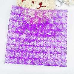 Purple Rectangle Plastic Bubble Mailers, Waterproof Padded Envelope Packaging, for Jewelry Makeup Supplies, Purple, 10x10cm