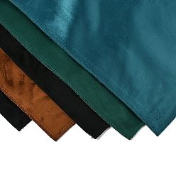 (52) Непрозрачная лаванда Бархатная салфетка для полировки серебра для ювелирных изделий, прямоугольные, разноцветные, 81.6x41x0.15 см