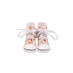 Цветок Высокие парусиновые туфли для куклы из ткани, Аксессуары для американской куклы 14 дюйма для девочек, цветок, 50 мм